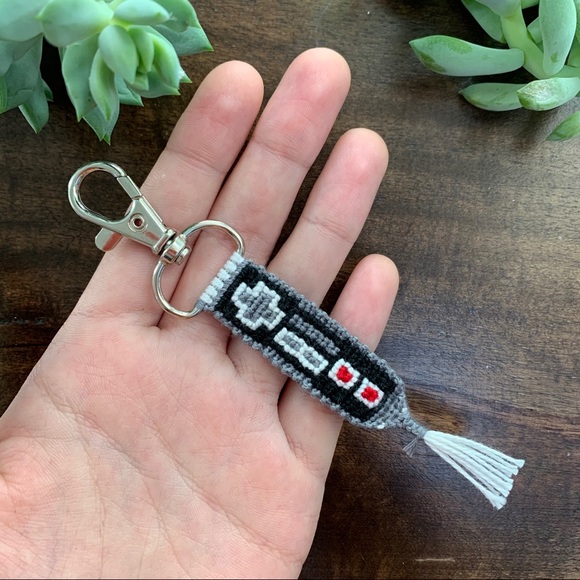 Hot Topic Accessories - Handmade Nintendo controller keychain